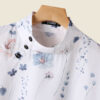 white floral blouse for women - summer fashion