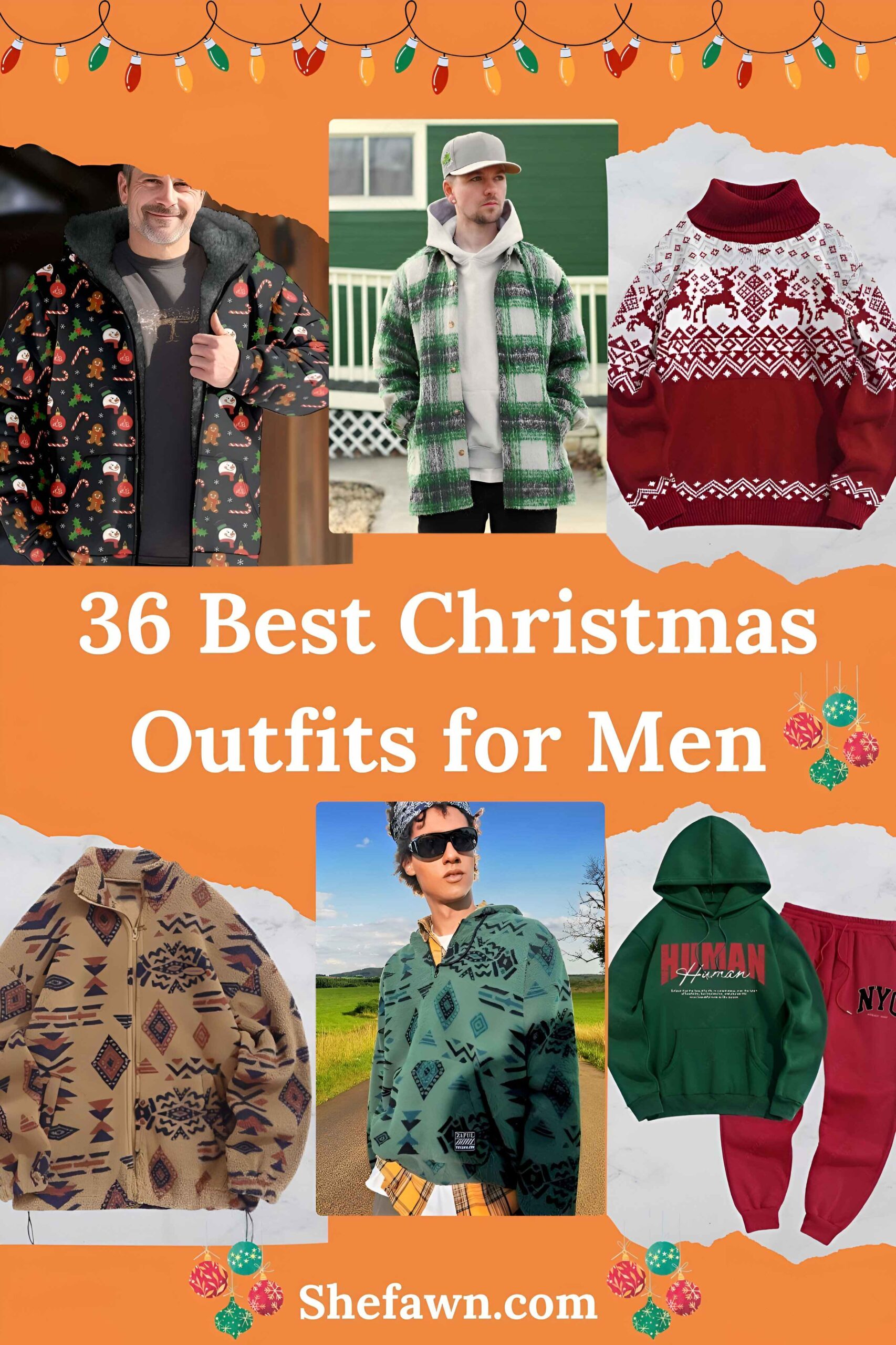 36 Best Christmas Outfits for Men - Warm Winter Outfits