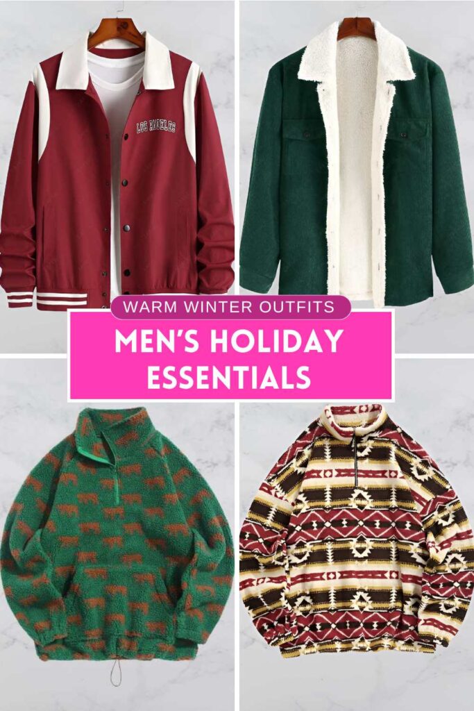 Mens Holiday Essentials - Mens Winter Fashion - Christmas Fashion