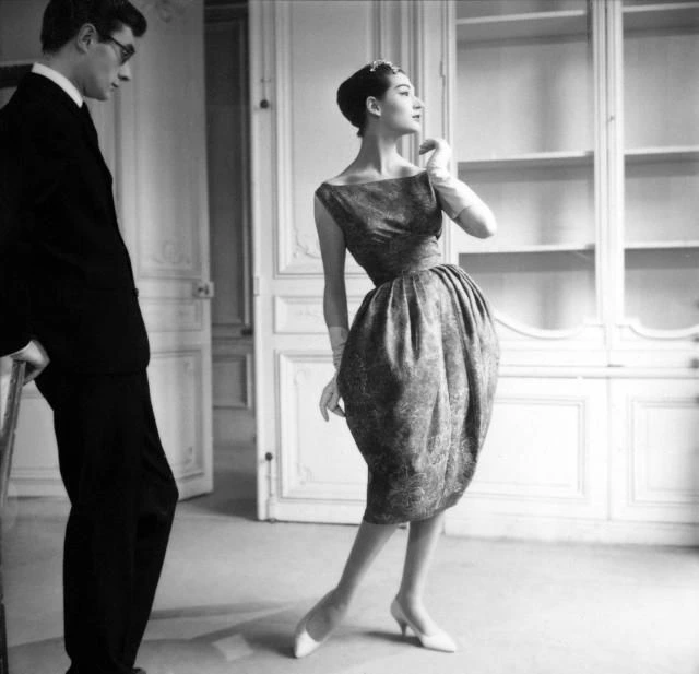 Pierre Cardin bubble dress 1954