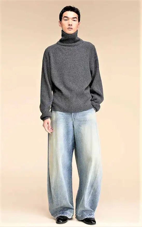 7. how to style barrel jeans